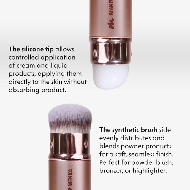 338 Cream & Powder Dual-End Brush 